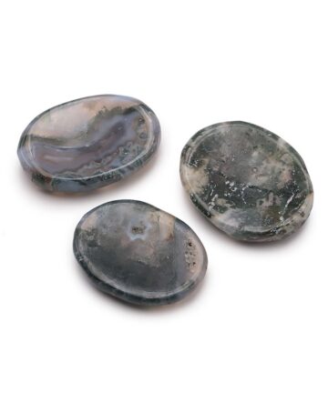 Galets Anti-Stress Agate Mousse "Guérison 🌿"