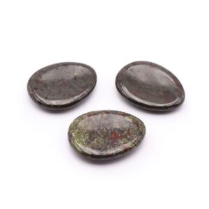 Galets Anti-Stress Jaspe Sang de Dragon "Force Mentale 😎"