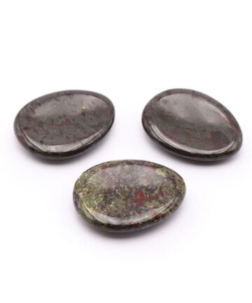 Galets Anti-Stress Jaspe Sang de Dragon "Force Mentale 😎"