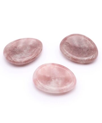 Galets Anti-Stress Quartz Hématoïde "Force Mentale 😎"