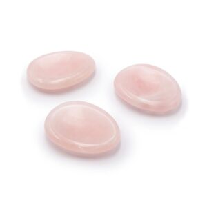 Galet Anti-Stress Quartz Rose "Amour 💖 Amitié"