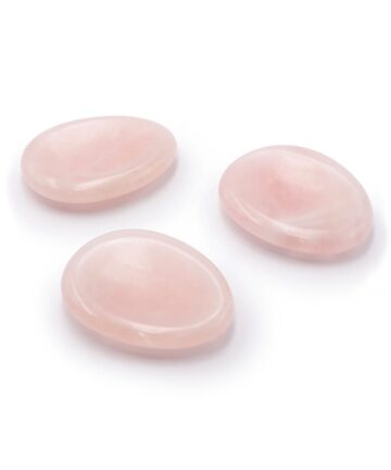 Galet Anti-Stress Quartz Rose "Amour 💖 Amitié"