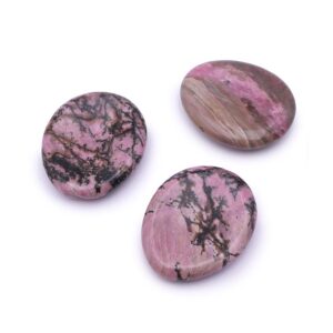 Galet Anti-Stress Rhodonite "Amour 💖 Amitié"