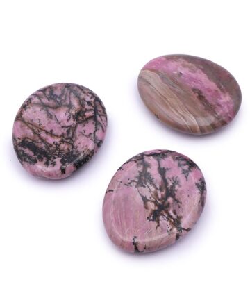 Galet Anti-Stress Rhodonite "Amour 💖 Amitié"