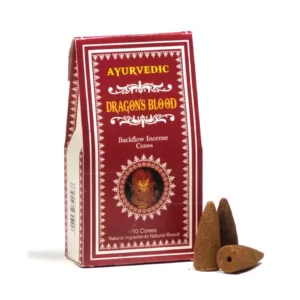 Cônes d'encens à refoulement Ayurvédique - Sang du Dragon