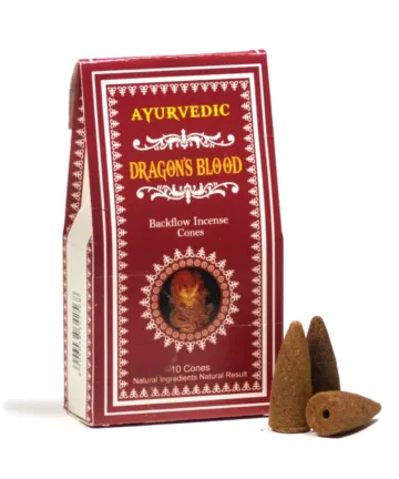 Cônes d'encens à refoulement Ayurvédique - Sang du Dragon