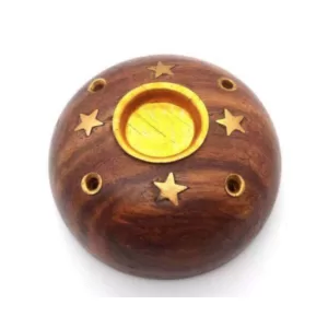 Porte-Encens en Bois rond