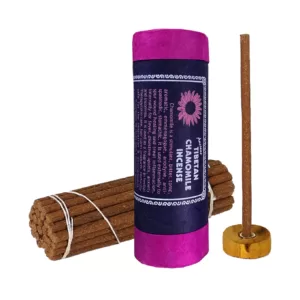 Encens Tibétain "Camomille" + Porte-Encens