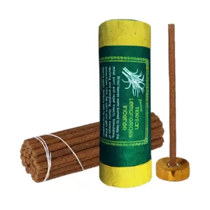 Encens Tibétain "Citronnelle" + Porte-Encens