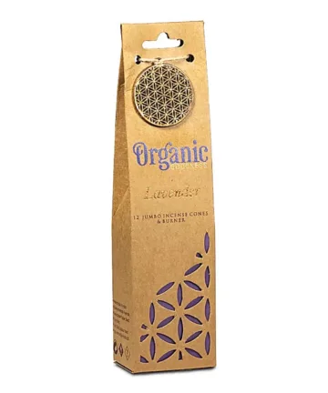 Cônes d'Encens parfumé "Lavande" + Brûleur