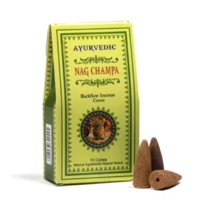 Cônes d'encens à refoulement Ayurvédique - Nag Champa