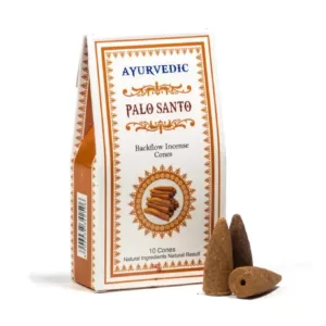Cônes d'encens à refoulement Ayurvédique - Palo Santo