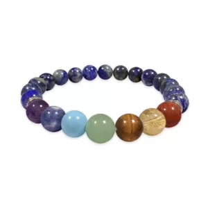 Bracelet 7 Chakras Lapis Lazuli - A «Anti-Stress»
