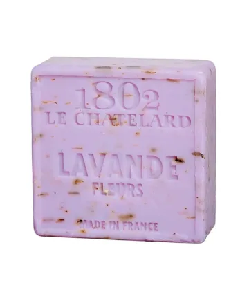 Savon de Marseille Naturel Exfoliant aux "Fleurs de Lavande"