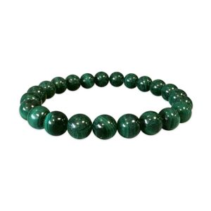 Bracelet Malachite Foncée - AA «Anti douleur»