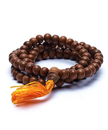 Collier Mala Bois de Santal «Zen» 8MM