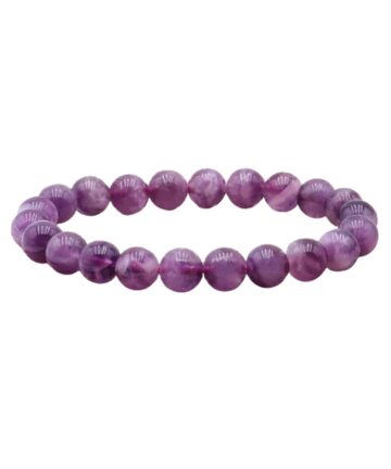 Bracelet Fluorine Violette Rubanée - AA «Pureté»
