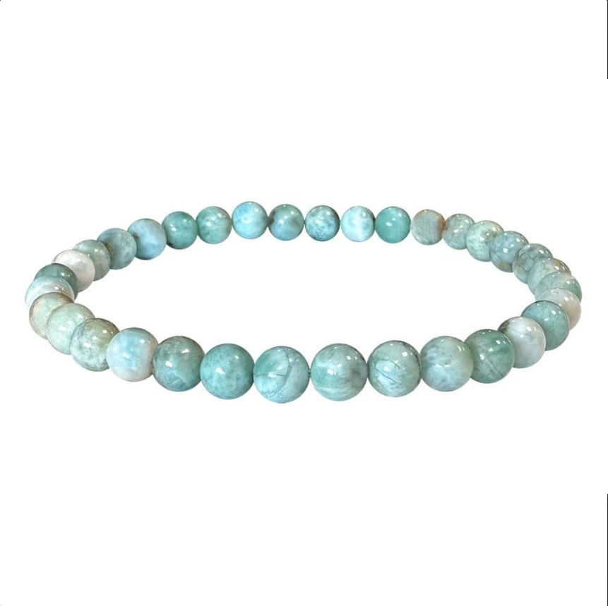 bracelet larimar 7mm