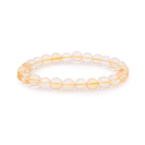 Bracelet Citrine naturelle - AA «Éclat d'Abondance»