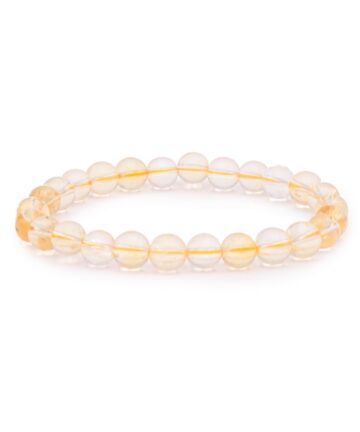 Bracelet Citrine naturelle - AA «Éclat d'Abondance»