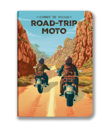 Carnet de Voyage Road-Trip Moto - Format A6